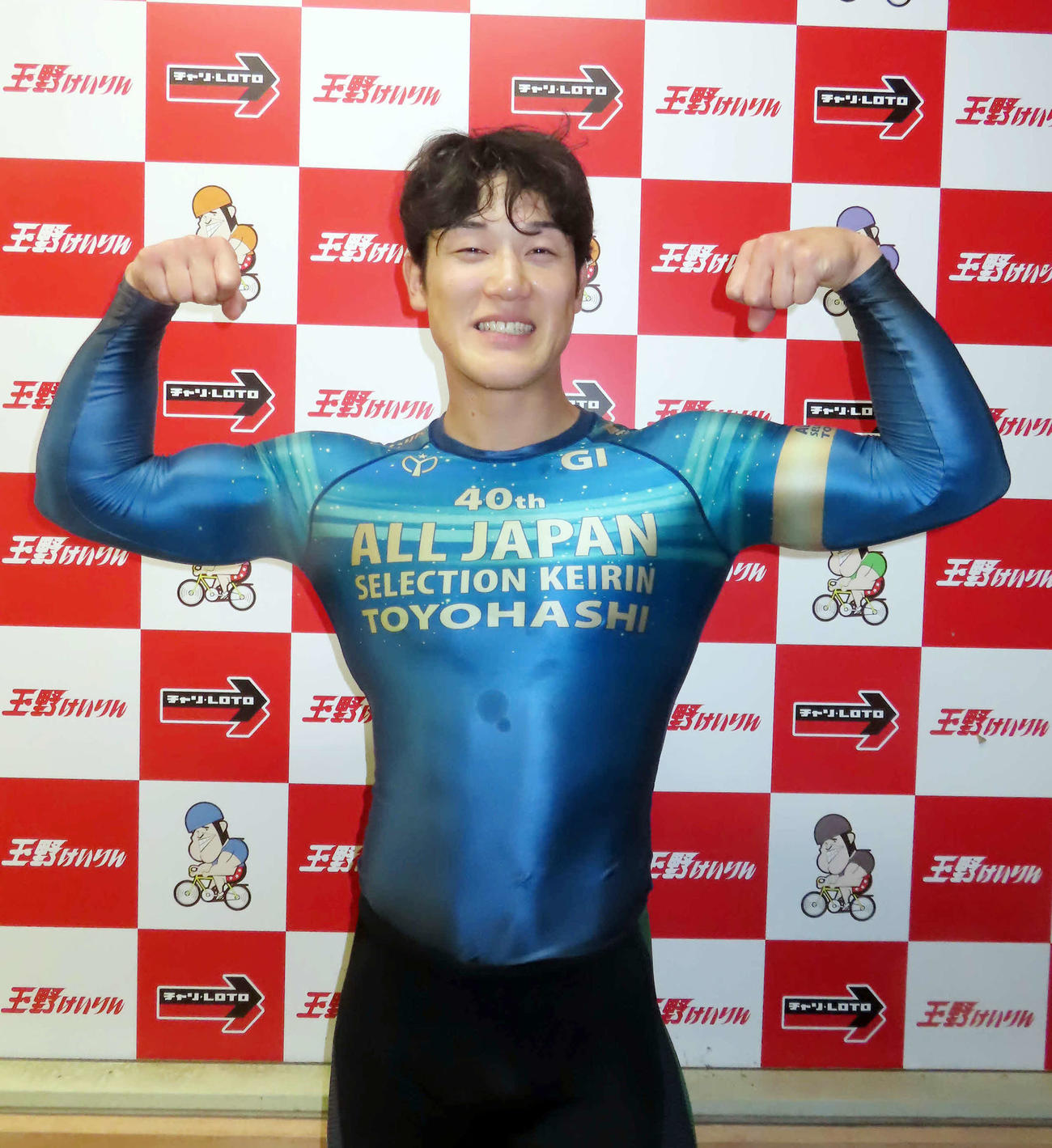 余裕の番手まくりで予選を快勝した水谷亮太