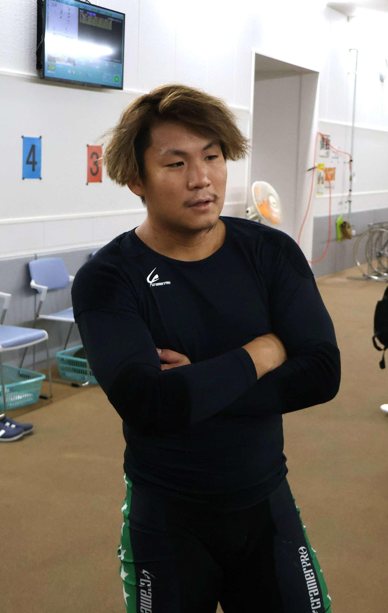 ルーキーを退けて白星スタートを決めた山元大夢（撮影・一樹）