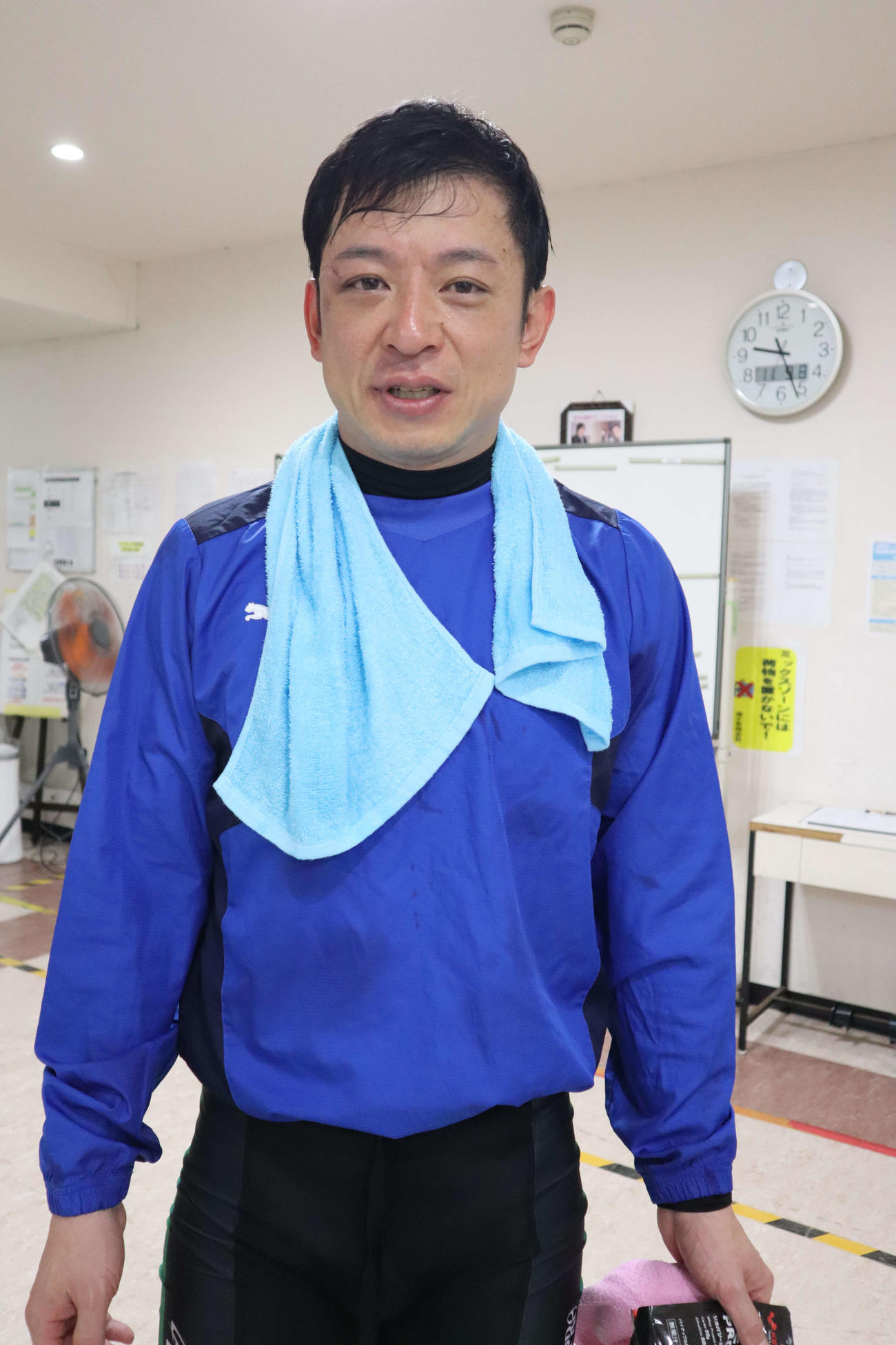 けがから復帰した片山直人は走れる喜びを実感している（撮影・音無剛）