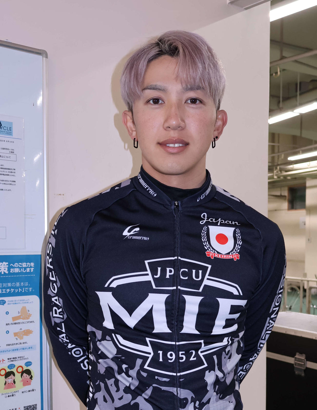 佐藤大地が地元バンクでパワーを発揮する（撮影・山田敏明）