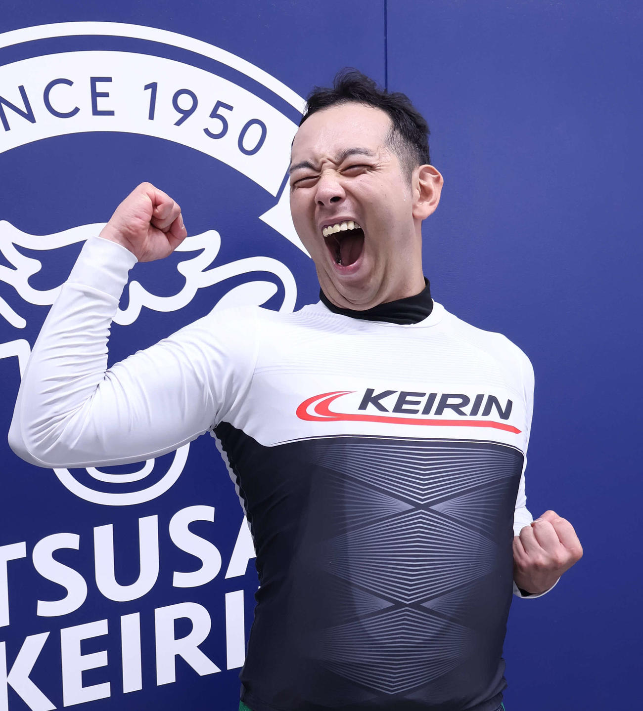中田拓也が勝利の雄叫びを上げた