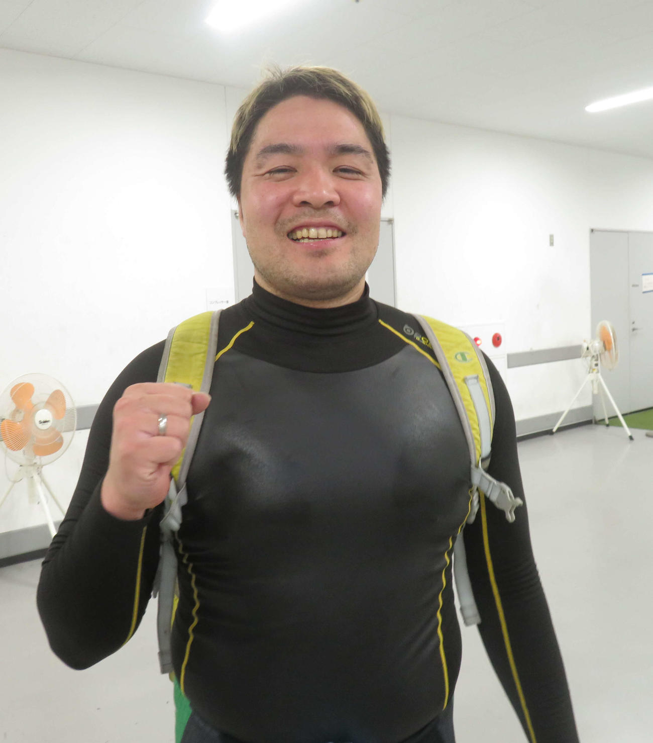 約5カ月半ぶりの決勝進出を決めた永田秀佑（撮影・栗田文人）