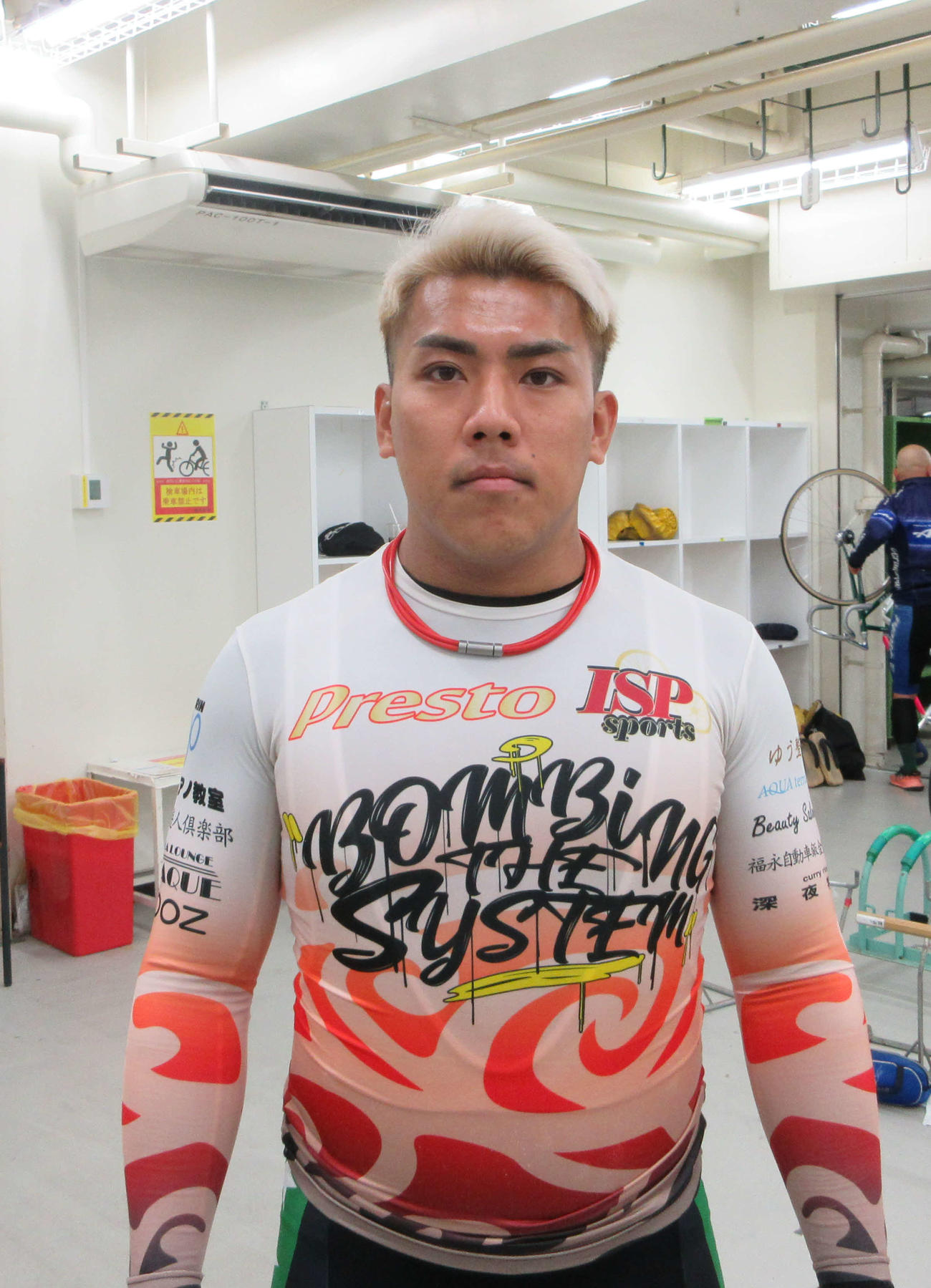 復調気配の田川翔琉が予選突破に気合を入れる（撮影・和田年弘）