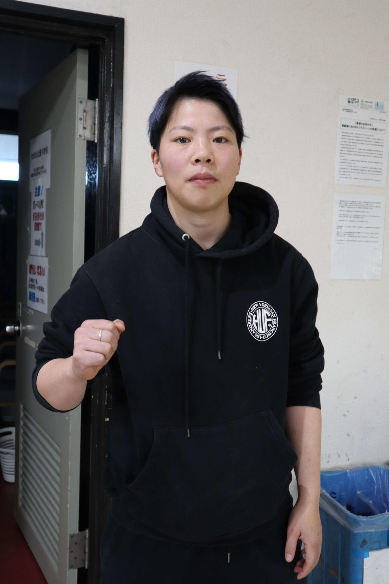 渡口まりあはメンバーが濃いシリーズで決勝を目指す（撮影・音無剛）