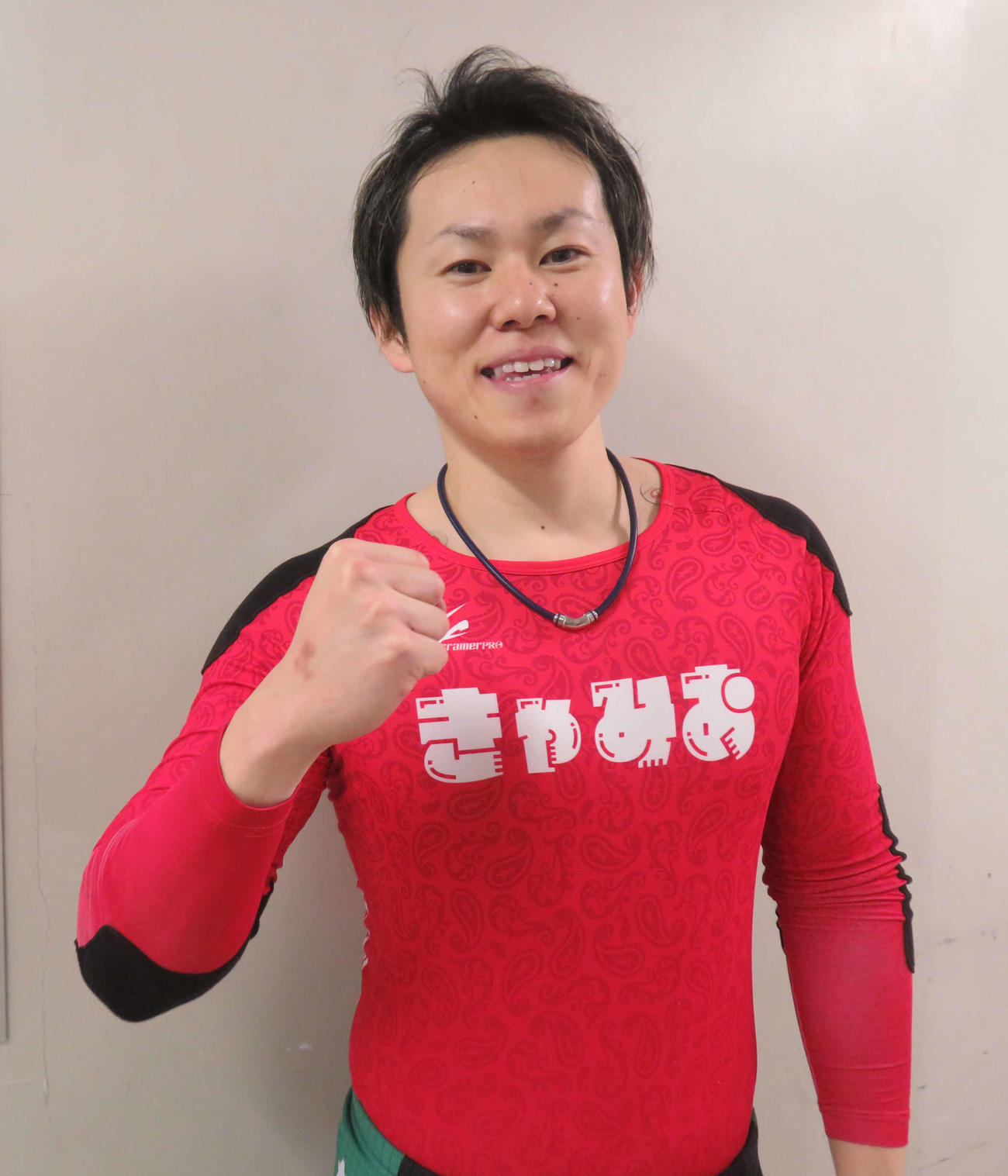 復調気配の上川直紀（撮影・栗田文人）