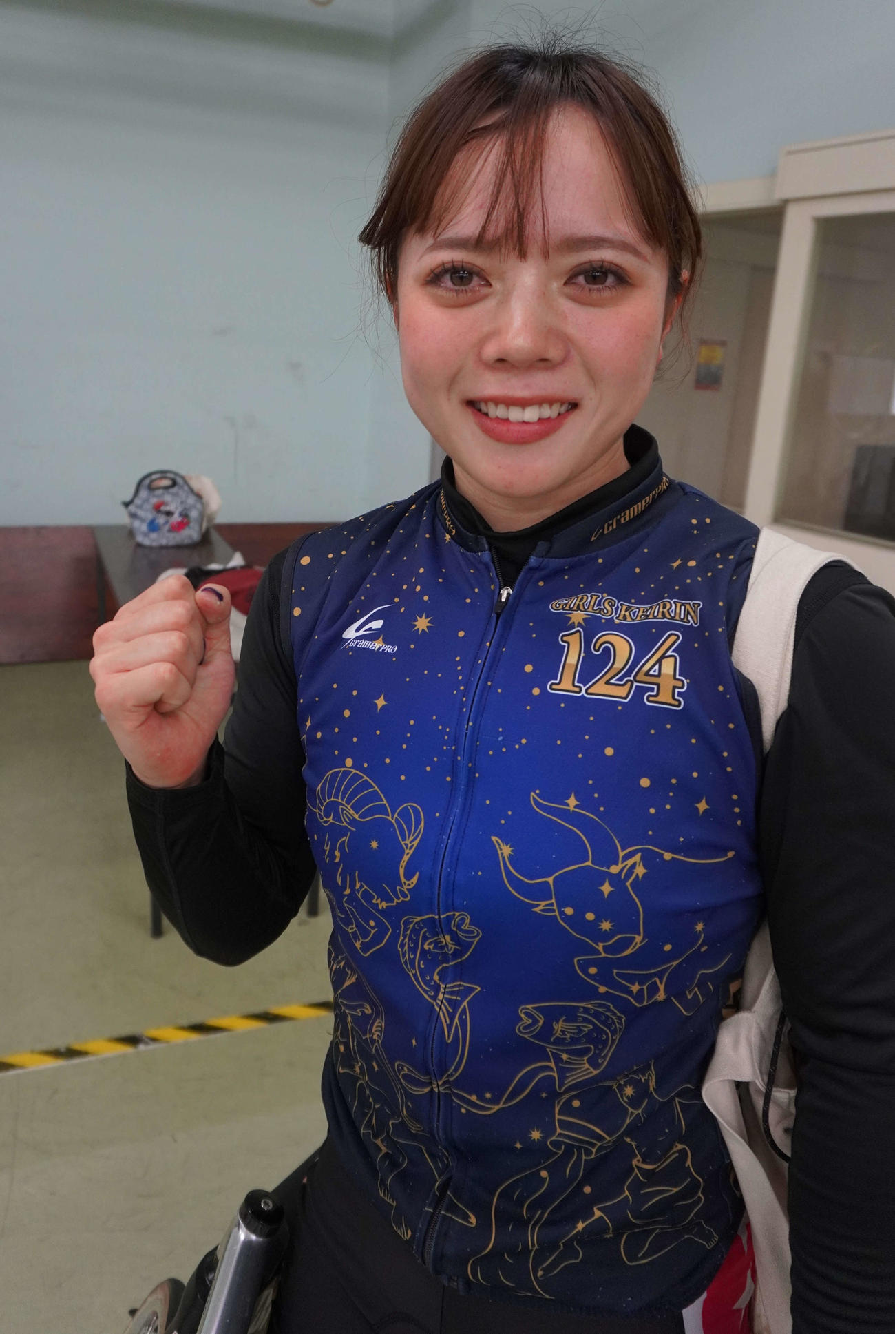 先行、まくりを使い分ける熊谷芽緯が好調をアピール