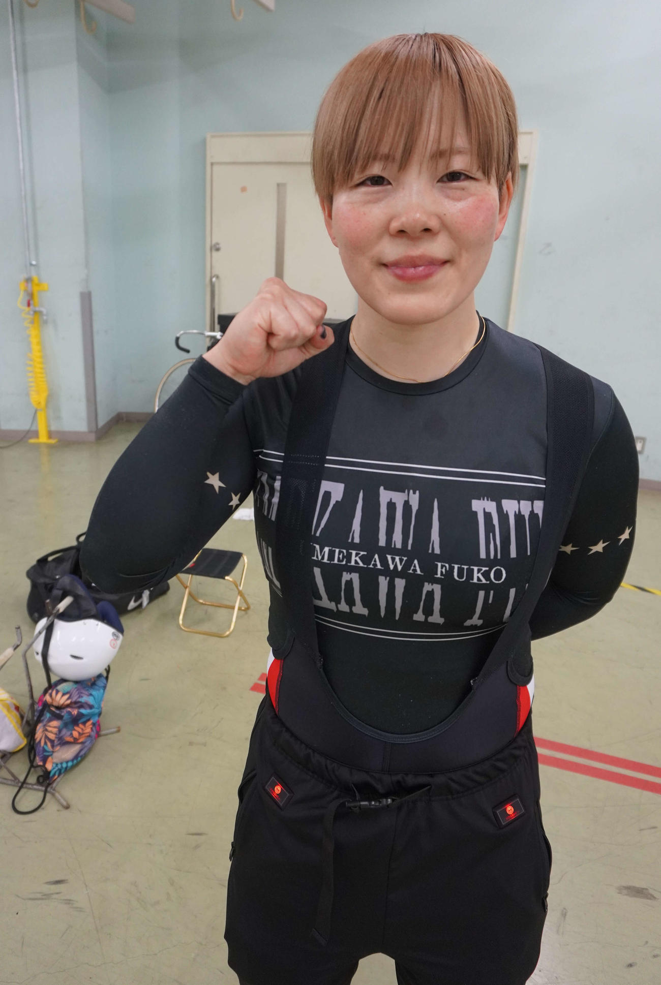 予2・2Rは梅川風子がここでも貫禄の違いを見せつける（撮影・秋山正則）