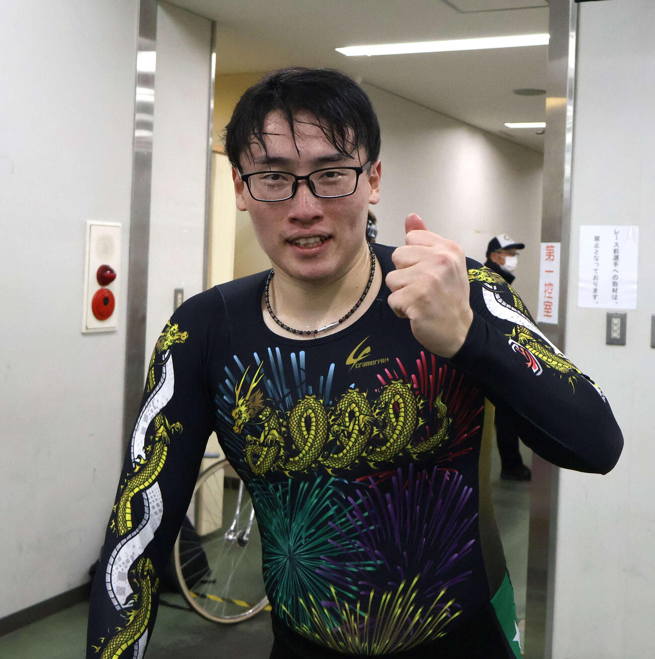 いっぱいになりながらも3着に粘り込んだ花田雄飛（撮影・一樹）