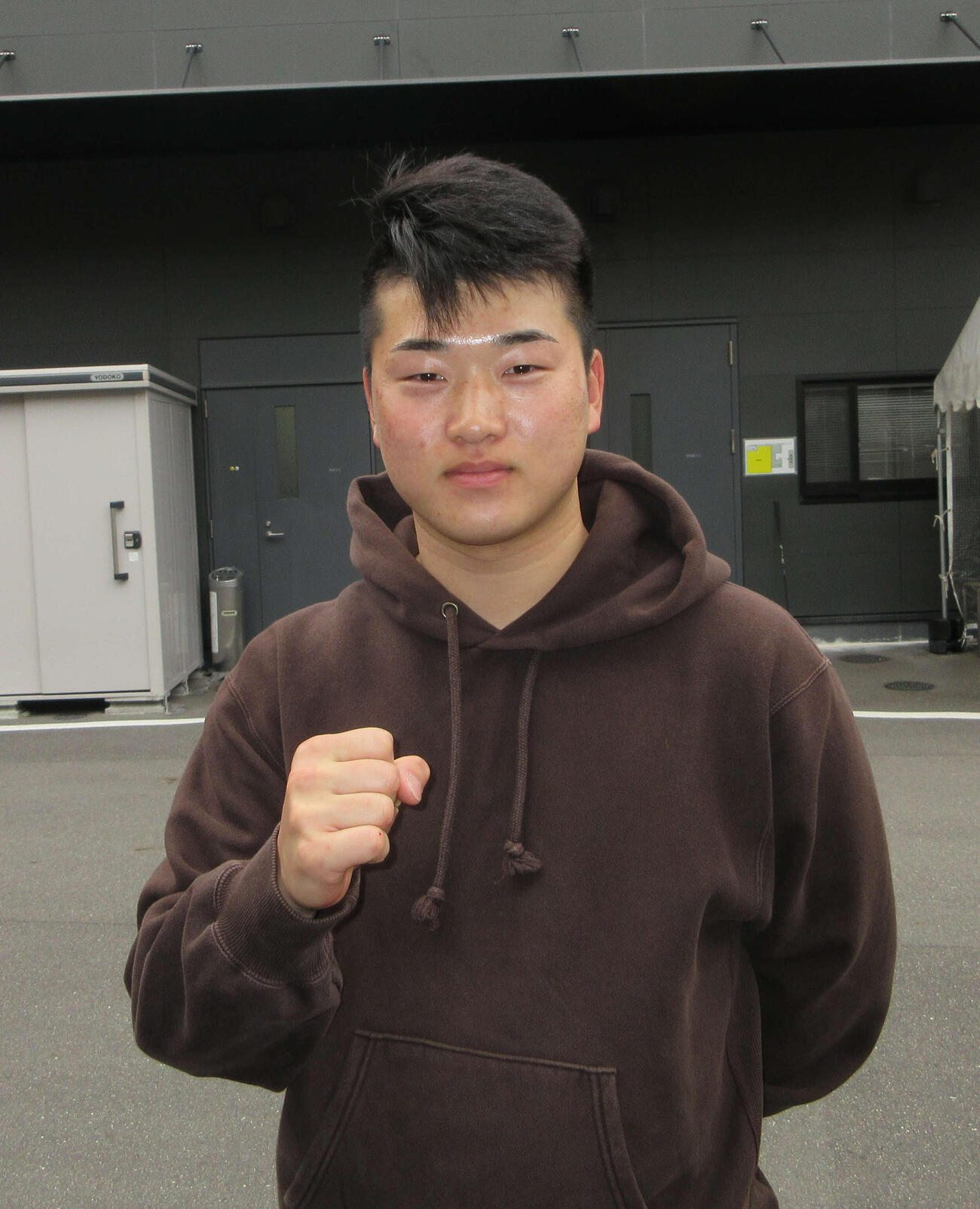 岡本翔が復帰初戦を果敢に挑む（撮影：和田年弘）