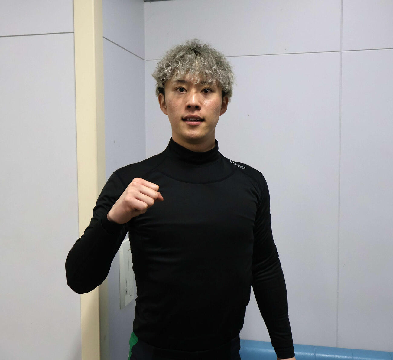 苦しみながらも勝ちきった岩原健馬（撮影・一　樹）