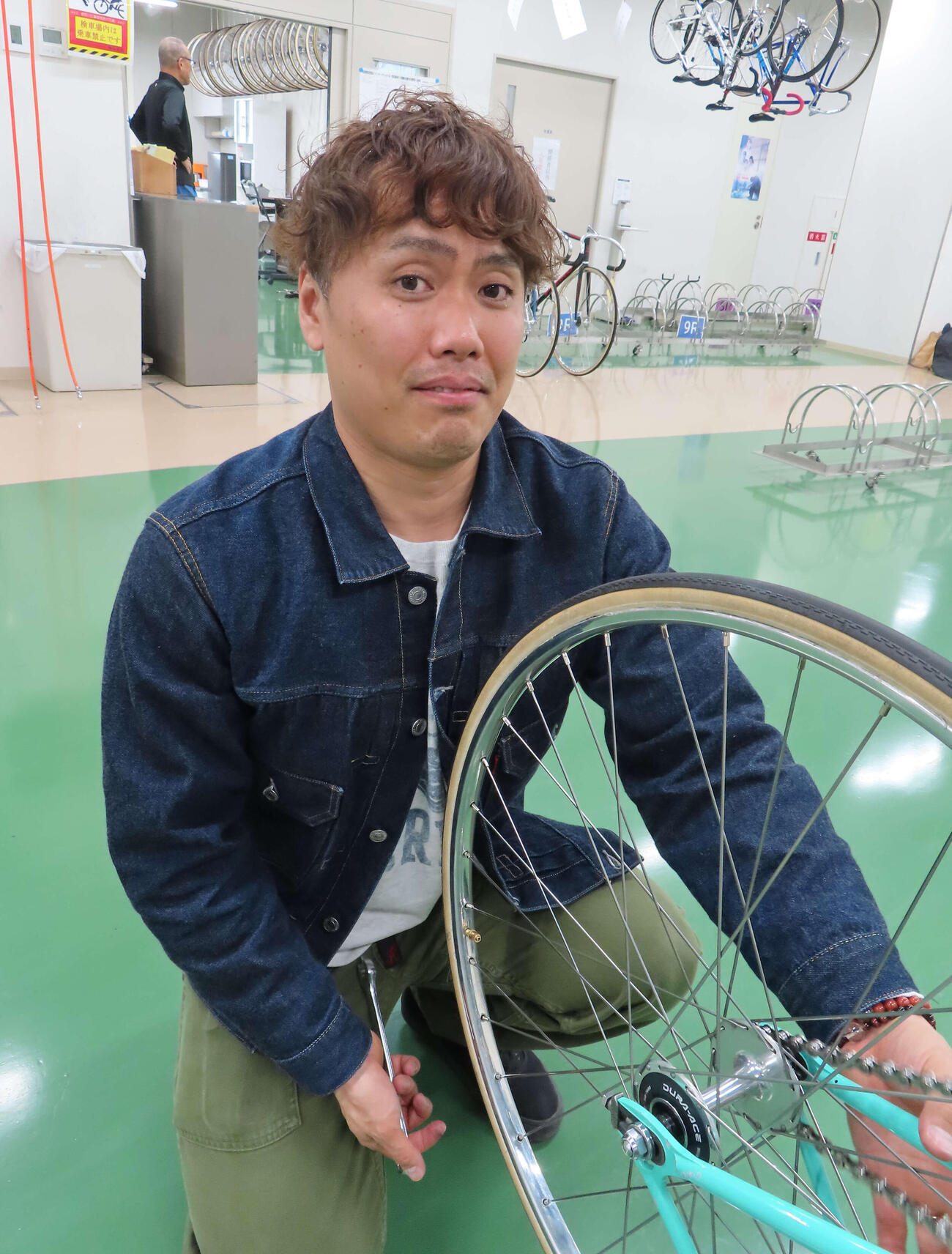 予選5R、調子落ちの相笠翔太が自転車を「一番良かった時のもの」に替えた。何かが起こるかも