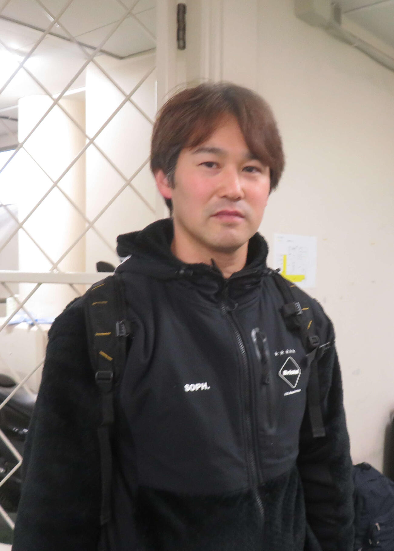 復帰戦を地元で迎える江本博明（撮影・栗田文人）