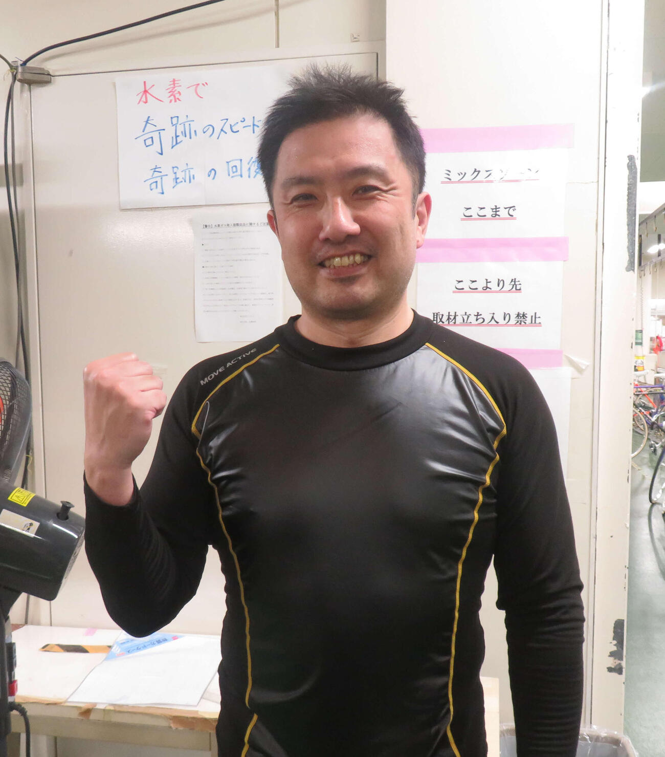 48歳の誕生日に4場所ぶりの決勝進出を狙う小田桐義継（撮影・栗田文人）