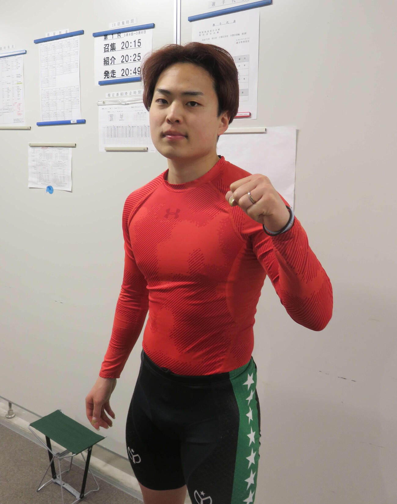 決勝は単騎で一発を狙う鈴木小次廊