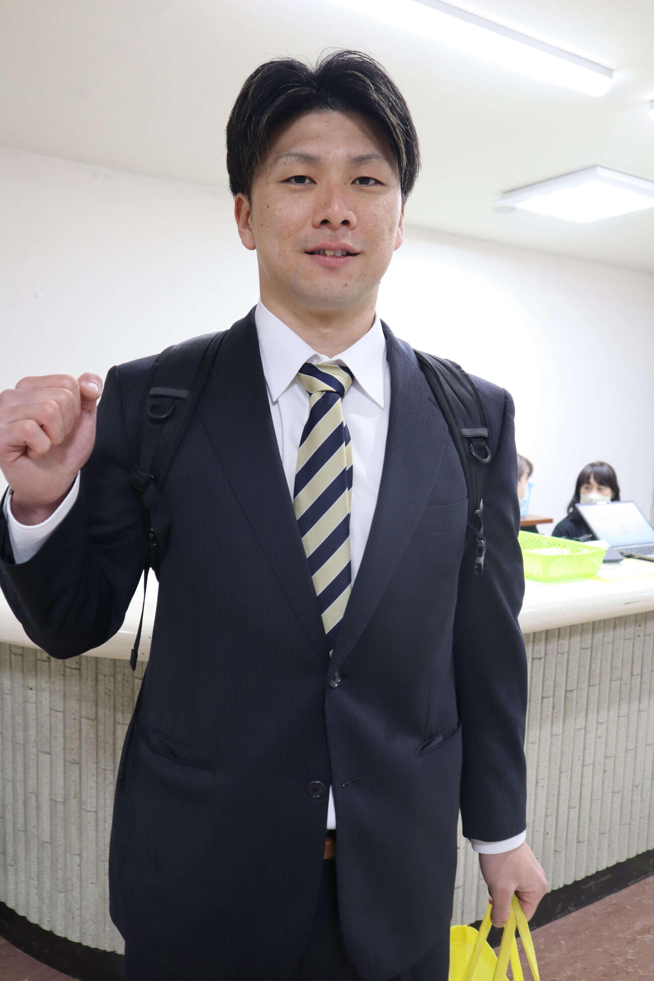 吉田航がデビュー初の失格から仕切り直す（撮影・音無剛）