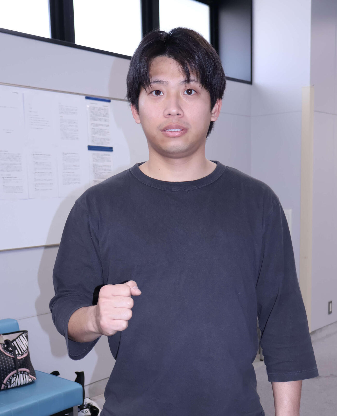 長屋秀明がレインボーカップ出場へ得点アップを目指す（撮影・山田敏明）