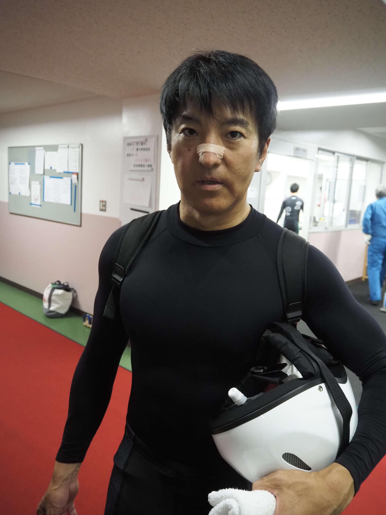 白岩大助は落車の影響なしで安堵（あんど）