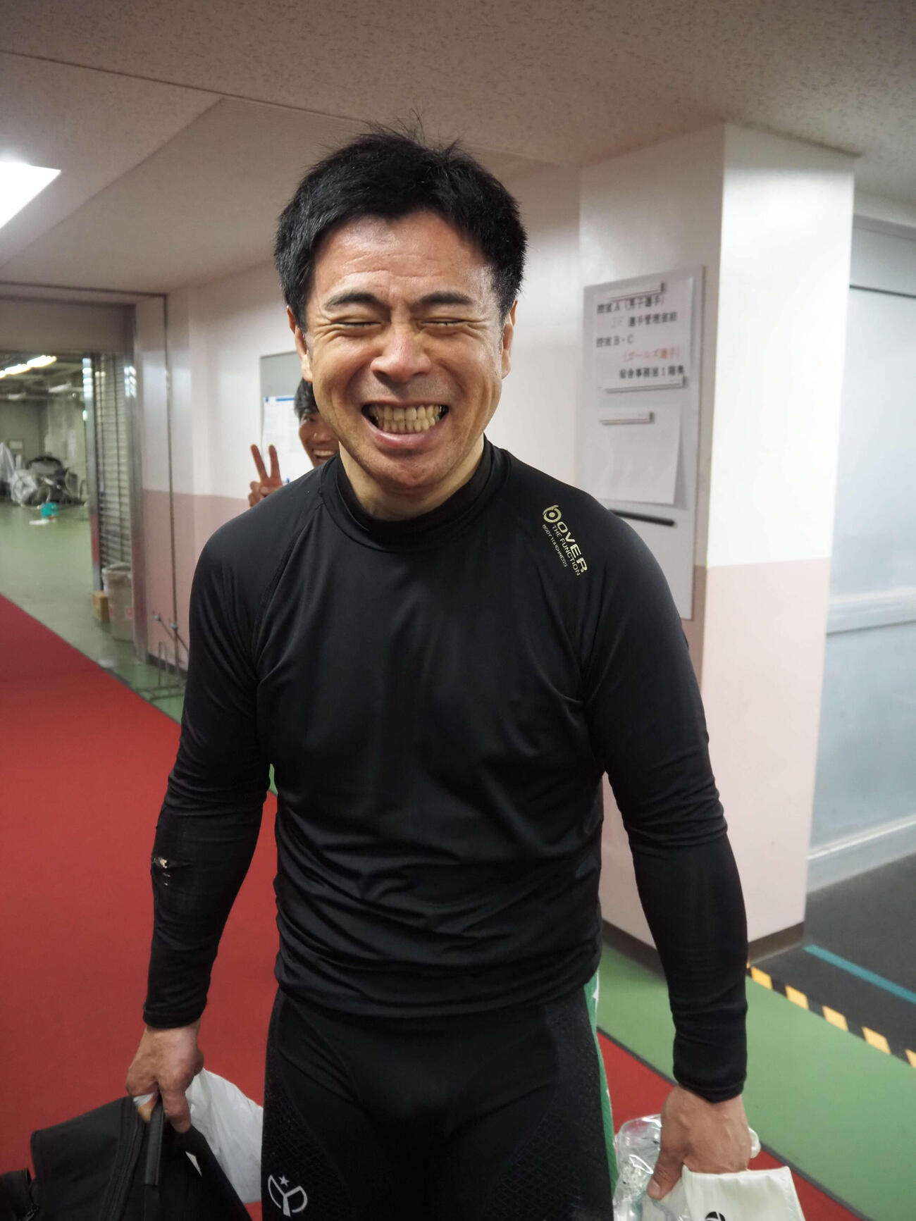 地元で連勝の川口直人は笑いが止まらない