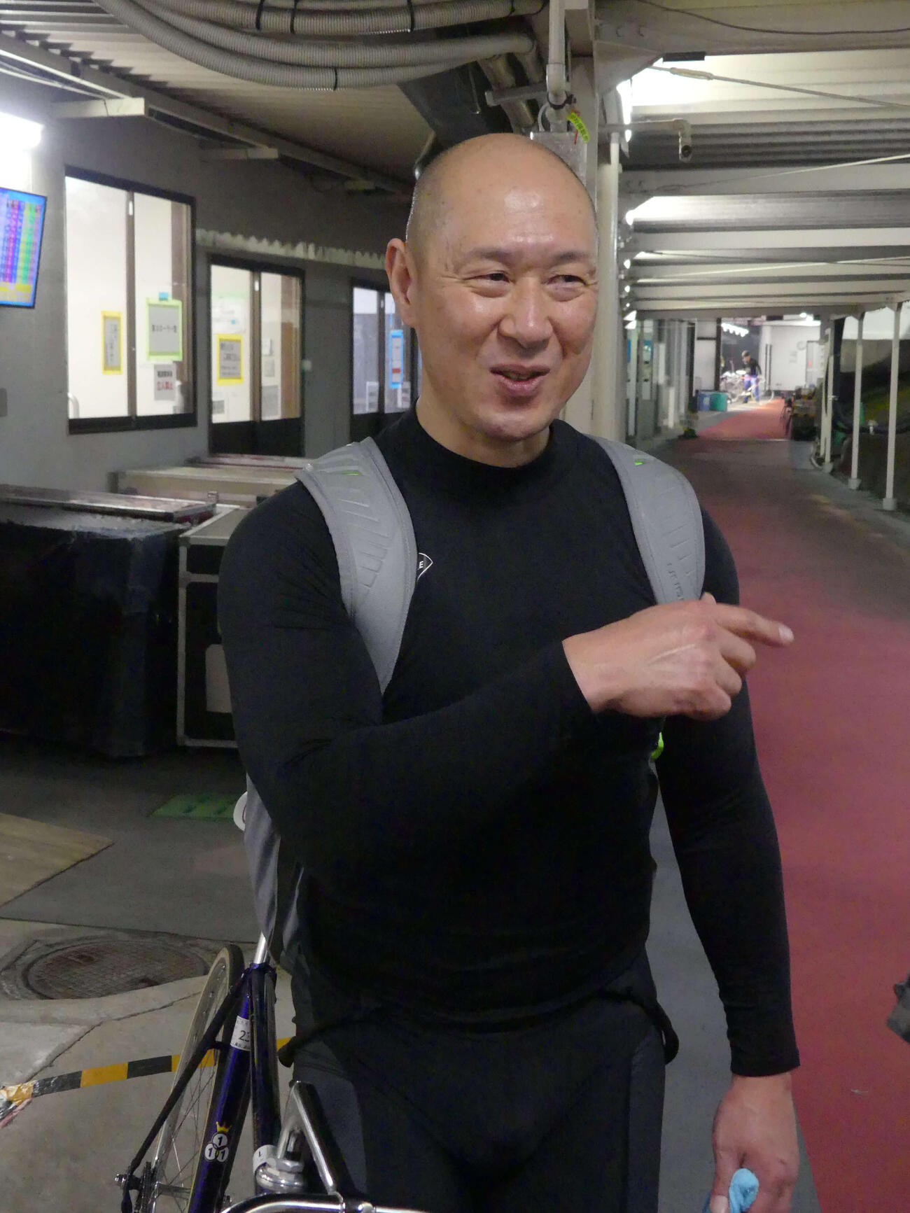余裕の勝利に笑顔を見せた藤田昌宏
