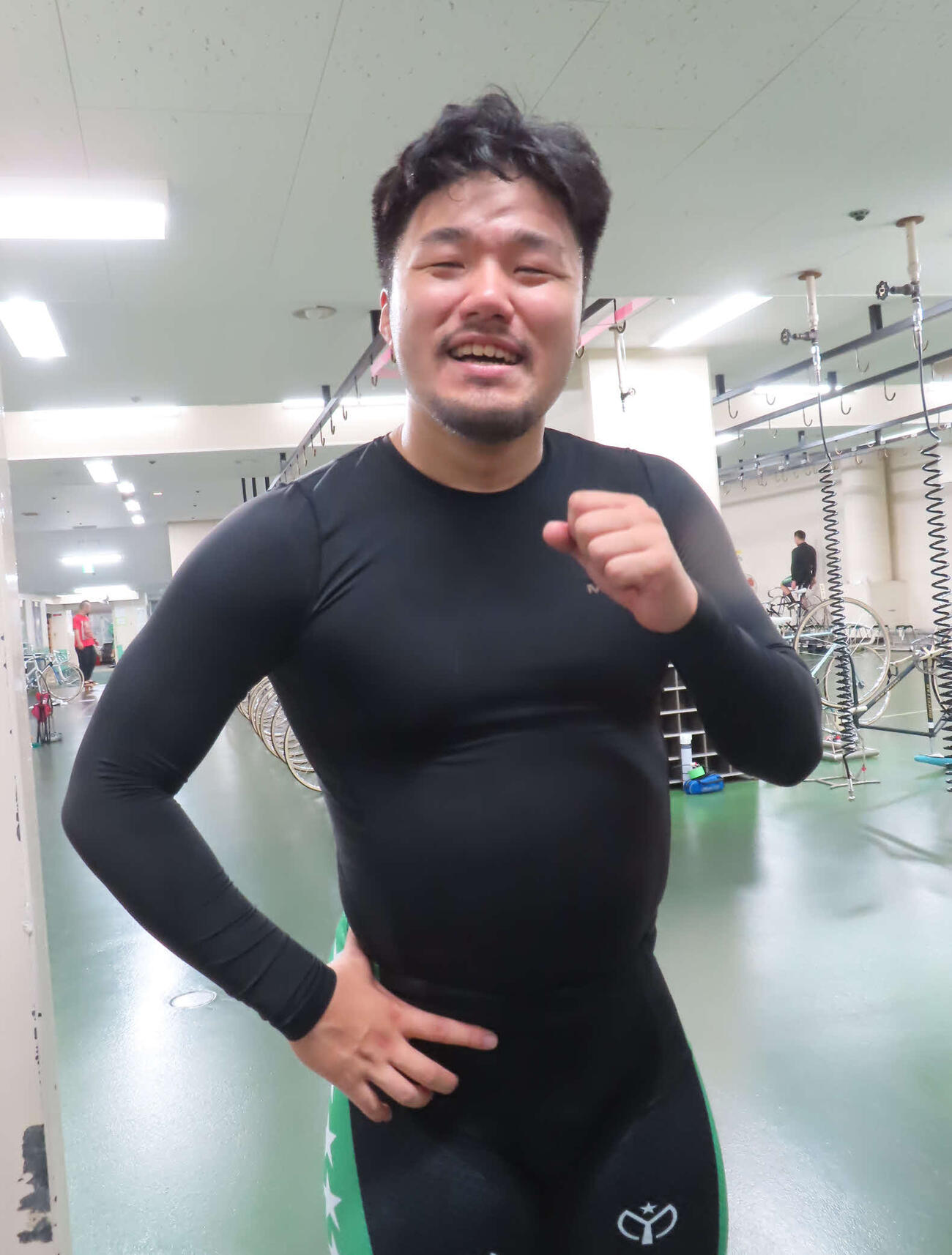 松戸競輪　石田典大が2節ぶりの決勝進出を目指す（撮影・野島成浩）