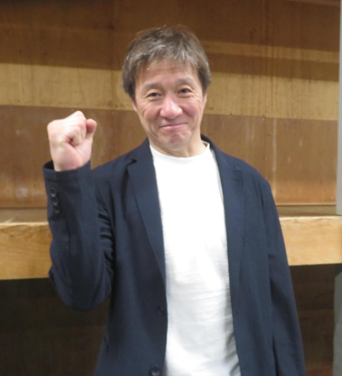 近況好調の大ベテラン中沢央治（撮影・栗田文人）