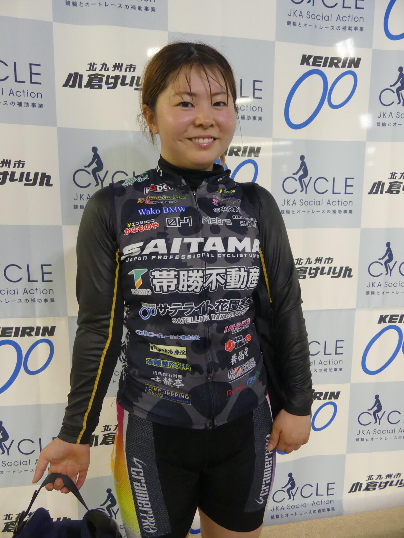 初日2Rで尾崎睦マークから2着をキープした小泉夢菜