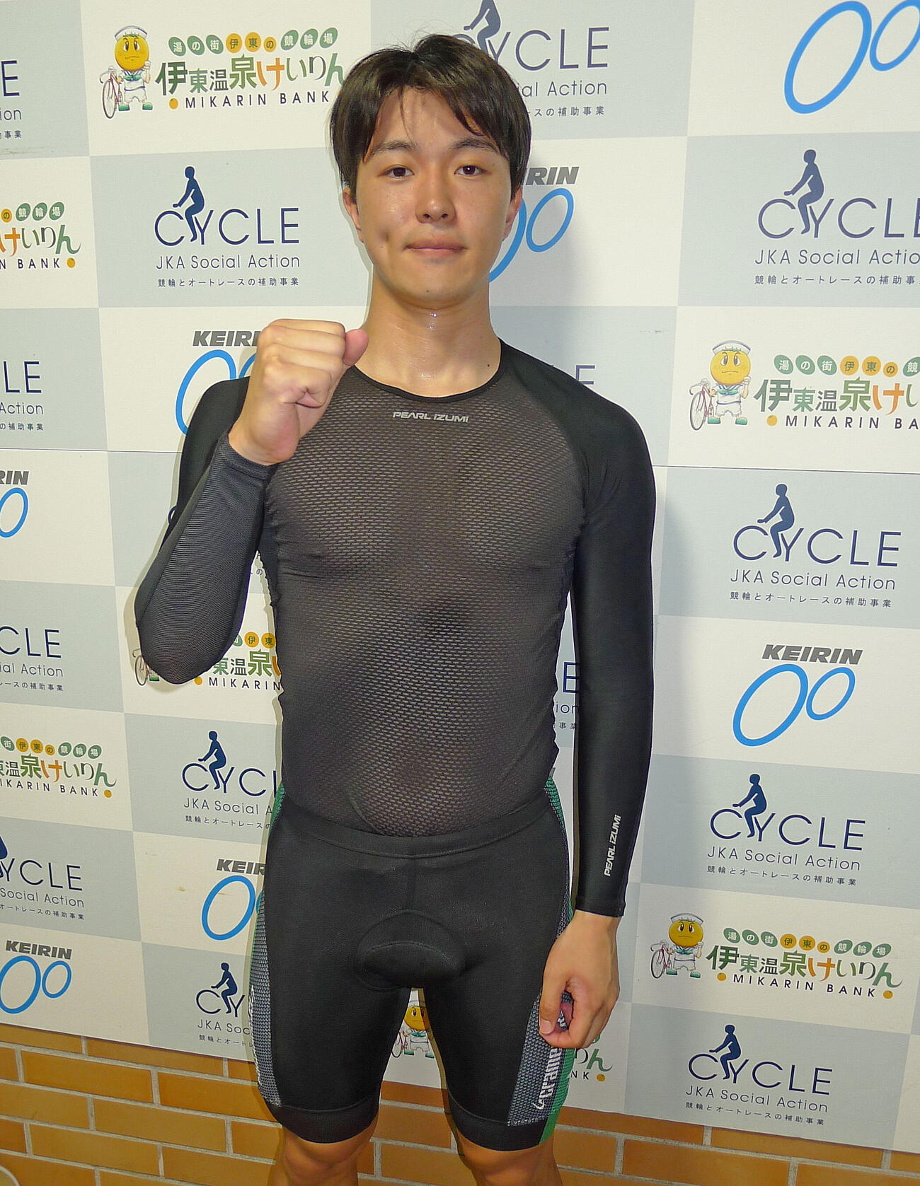 1着発進し、充実した表情を見せる西本健三郎
