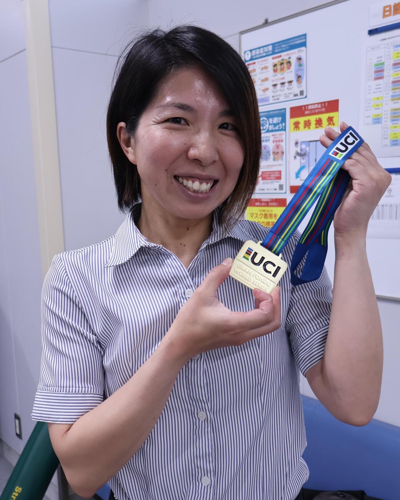 三谷尚子が趣味のロードレースで世界選手権の出場権を得た