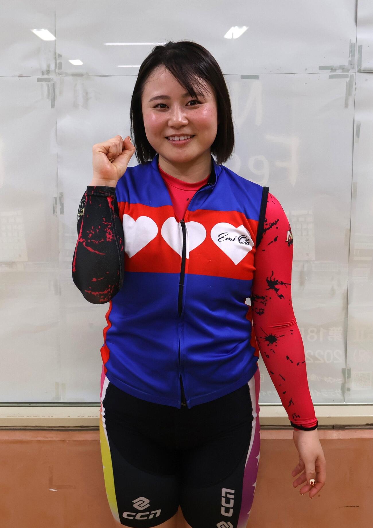 太田瑛美が力強い走りで予選突破を決めた