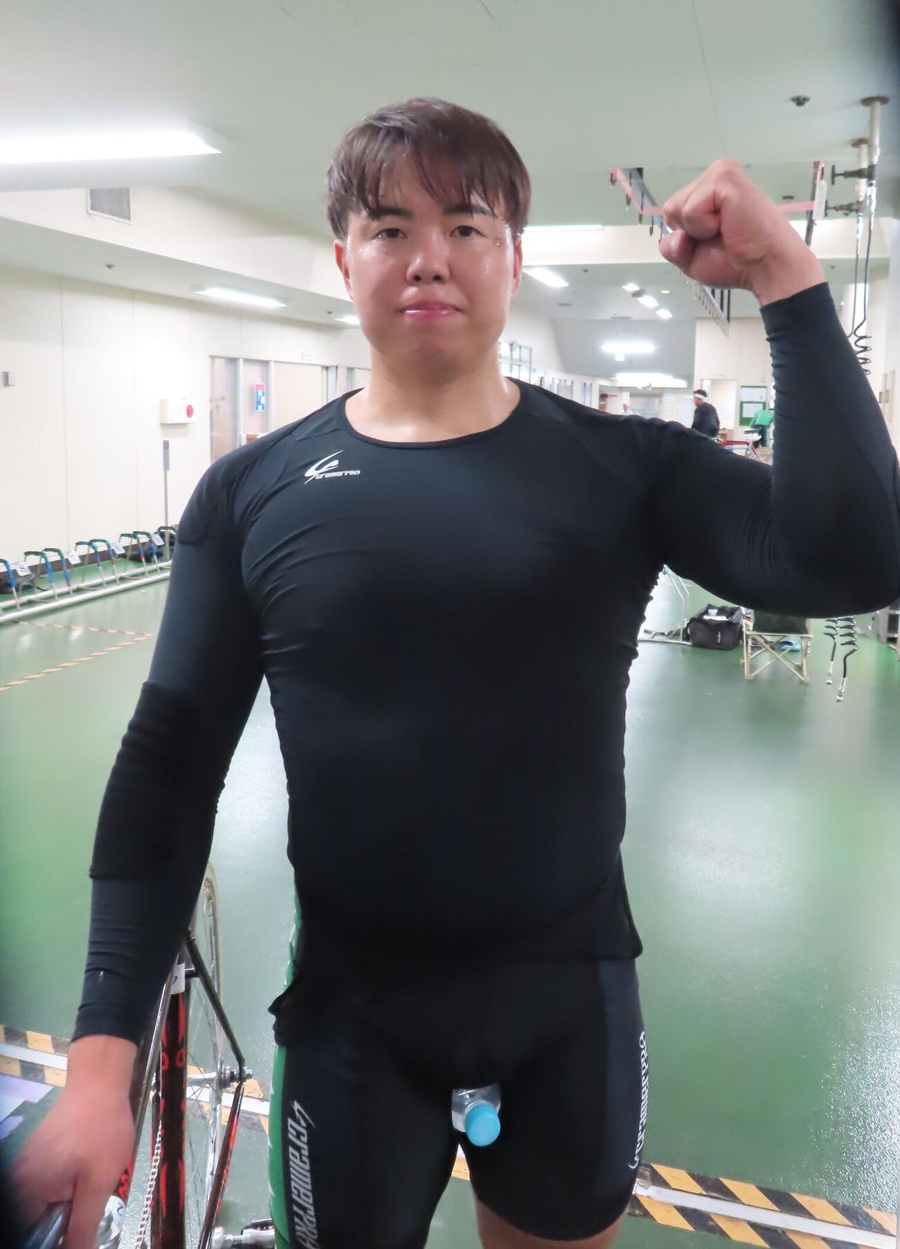 快勝スタートに胸を張る吉竹尚城