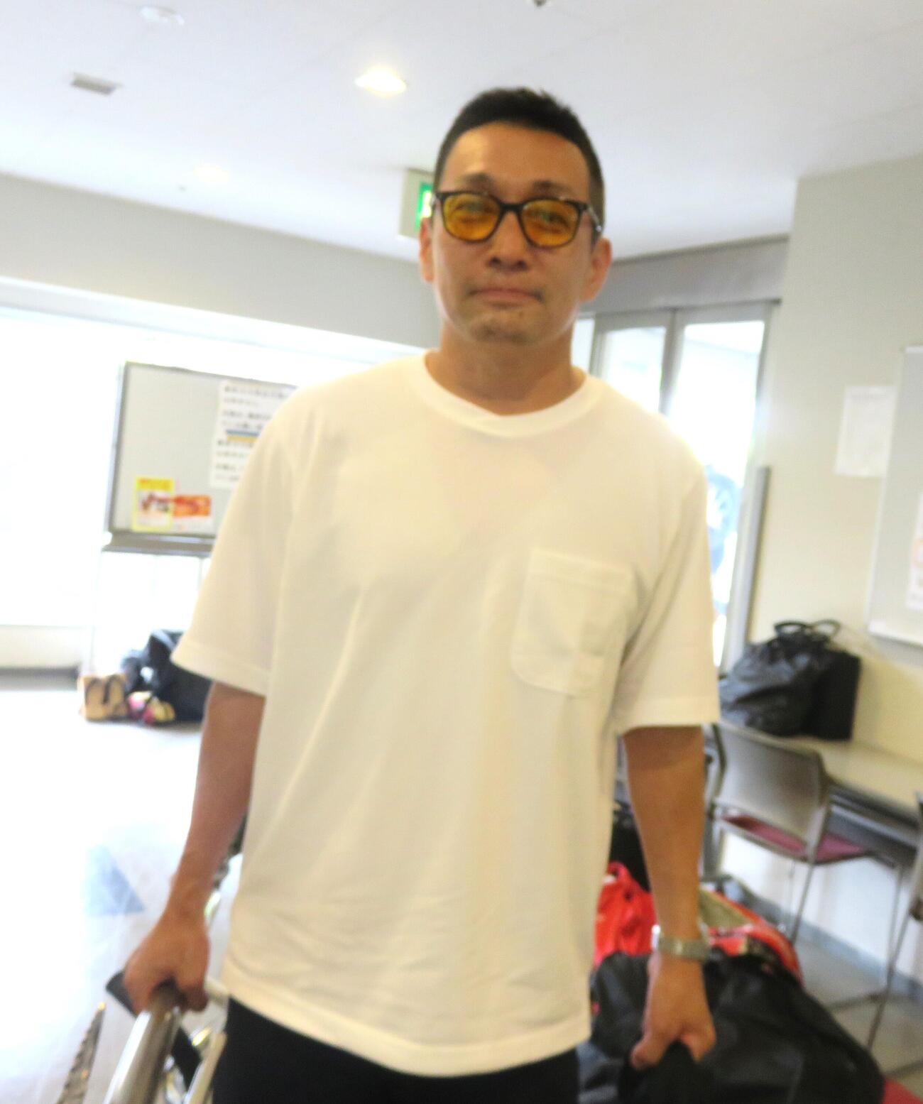 初のチャレンジ戦に臨む鈴木宏章