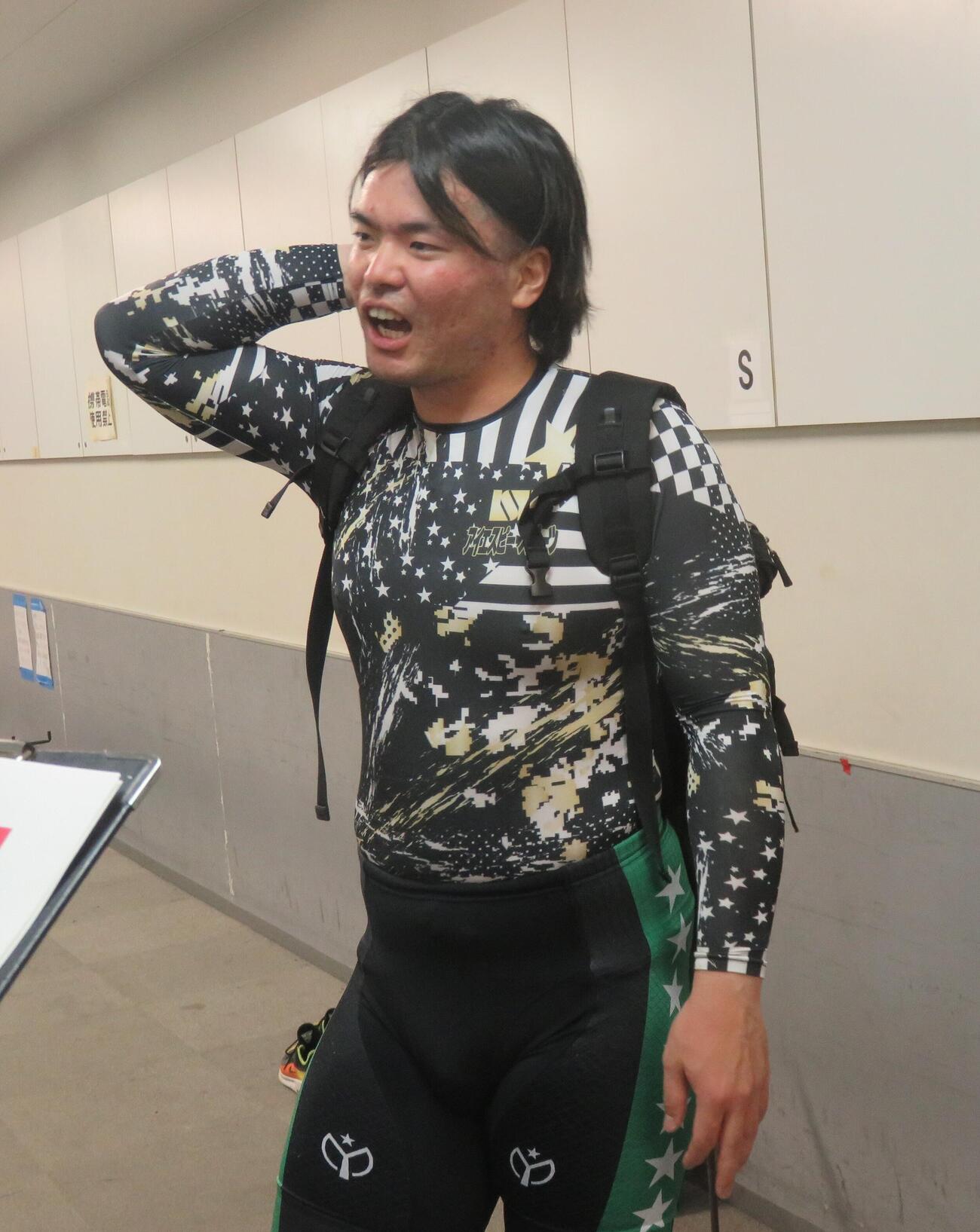 断然人気に応えて予選快勝の田上晃也