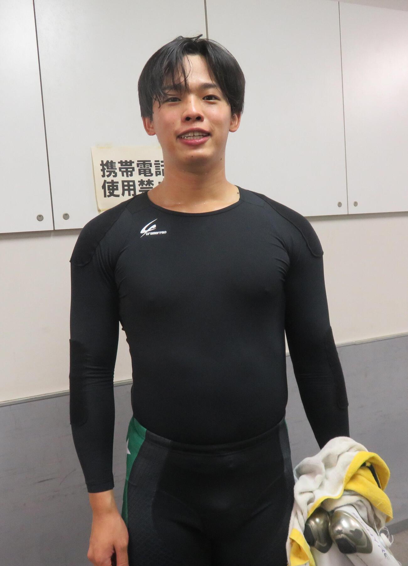 デビュー初勝利にひと安心の林欣司