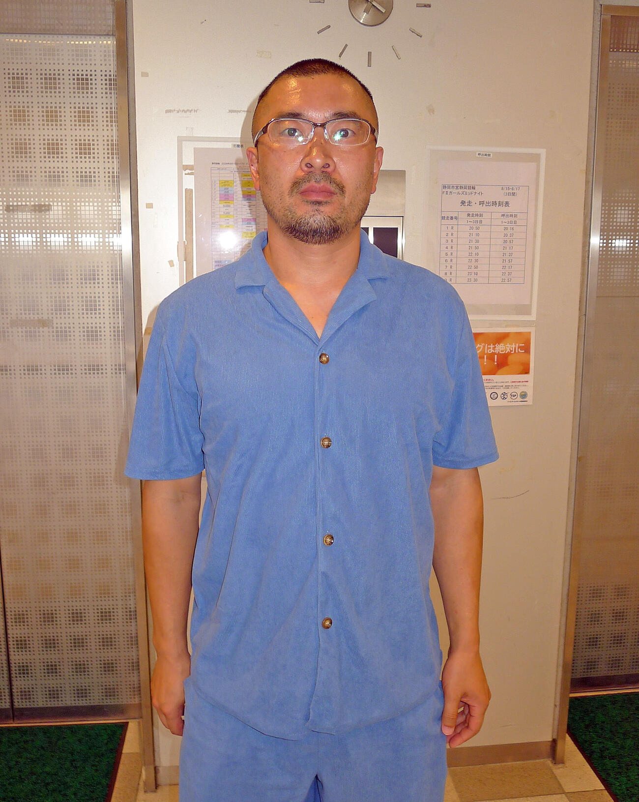 復帰戦で意欲を示す篠原忍