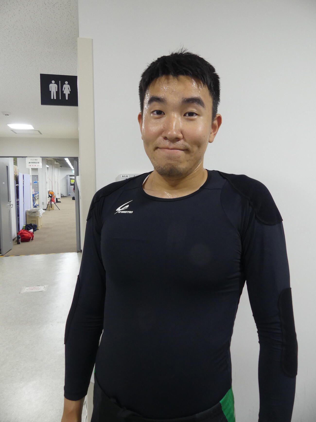 予選3Rをパワフルなたたき先行で制した吉岡竜太