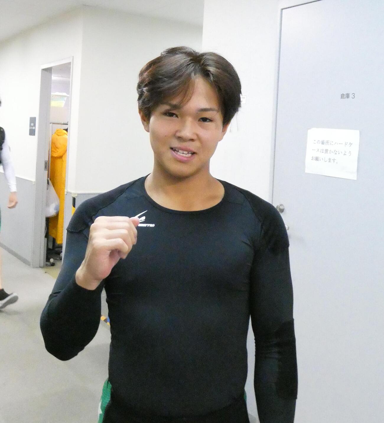 自分のレースに集中する榊枝天旺