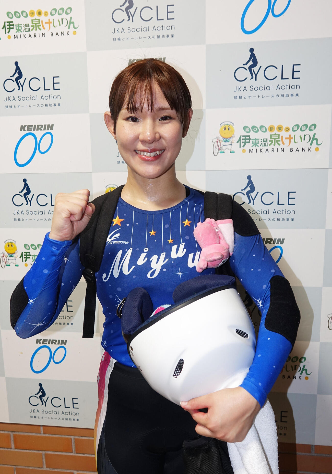 決勝進出を決めた青木美優は安堵（あんど）の表情