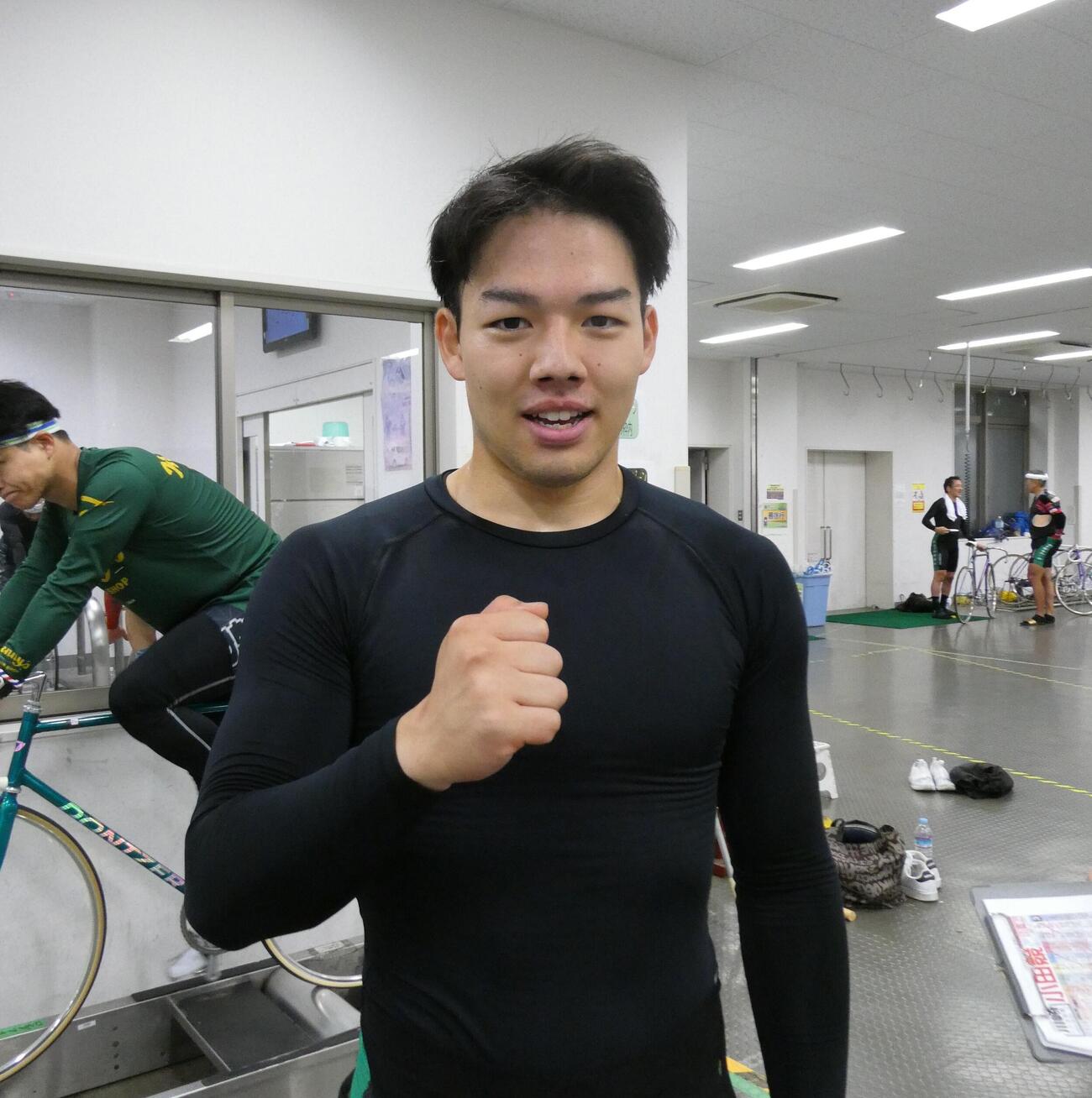 積極果敢な走りで初優勝を狙う庄子琢心