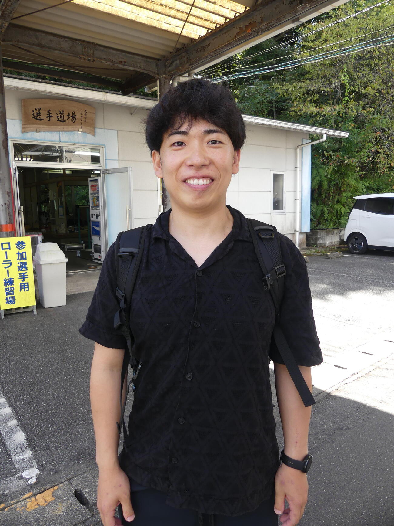 予選4Rの長谷川飛向は「雨の中でも練習してきた」と好気合だ