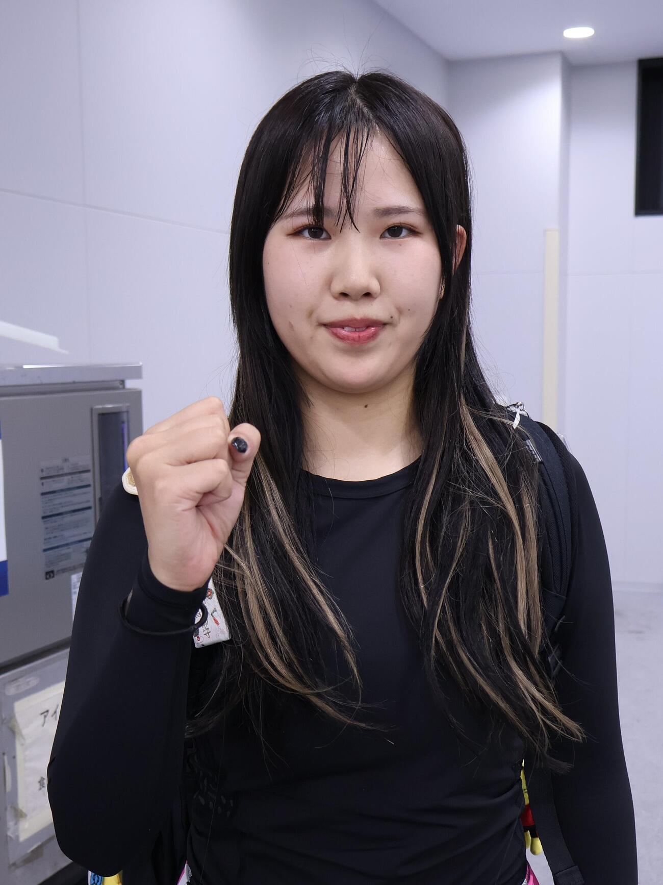 田野口佳奈が久々の決勝進出を決めた