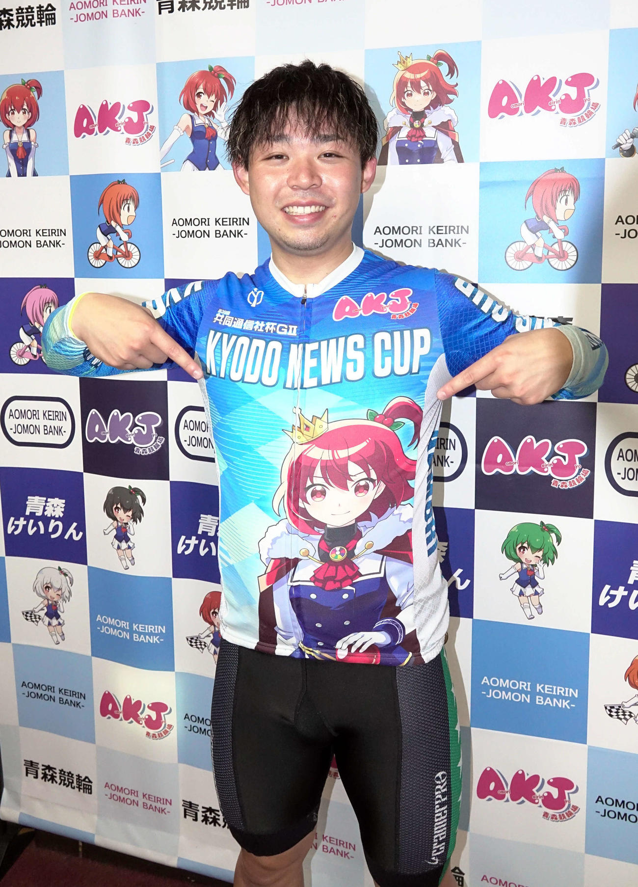 今年最後の地元バンクで、健闘を誓う佐々木祐太