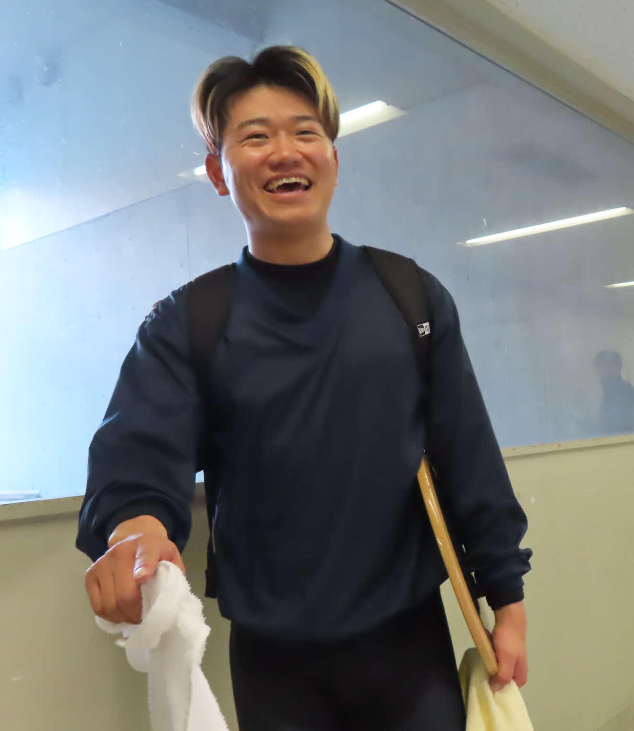 快勝スタートに笑みを見せる五十嵐綾