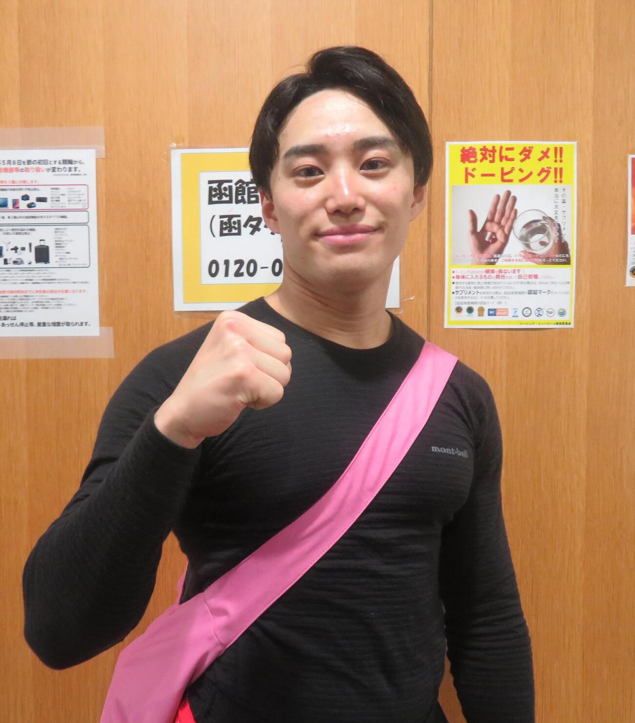 セッティングを戻して上向きの野中龍之介