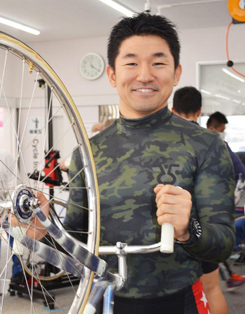 思い出の別府バンクで再度の活躍を誓う田中晴基