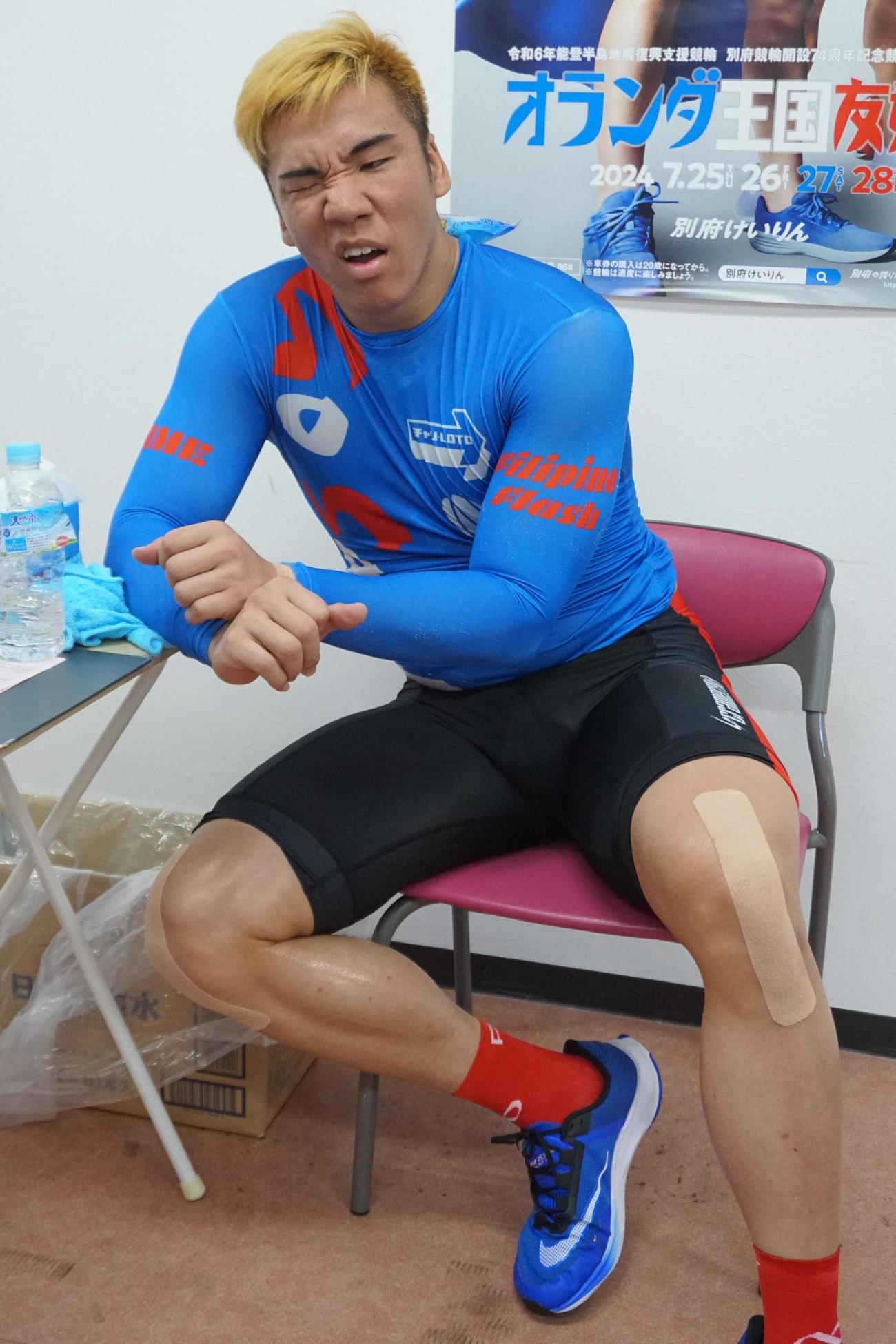 佐々木豪が気持ちを前面に押し出して奮闘している