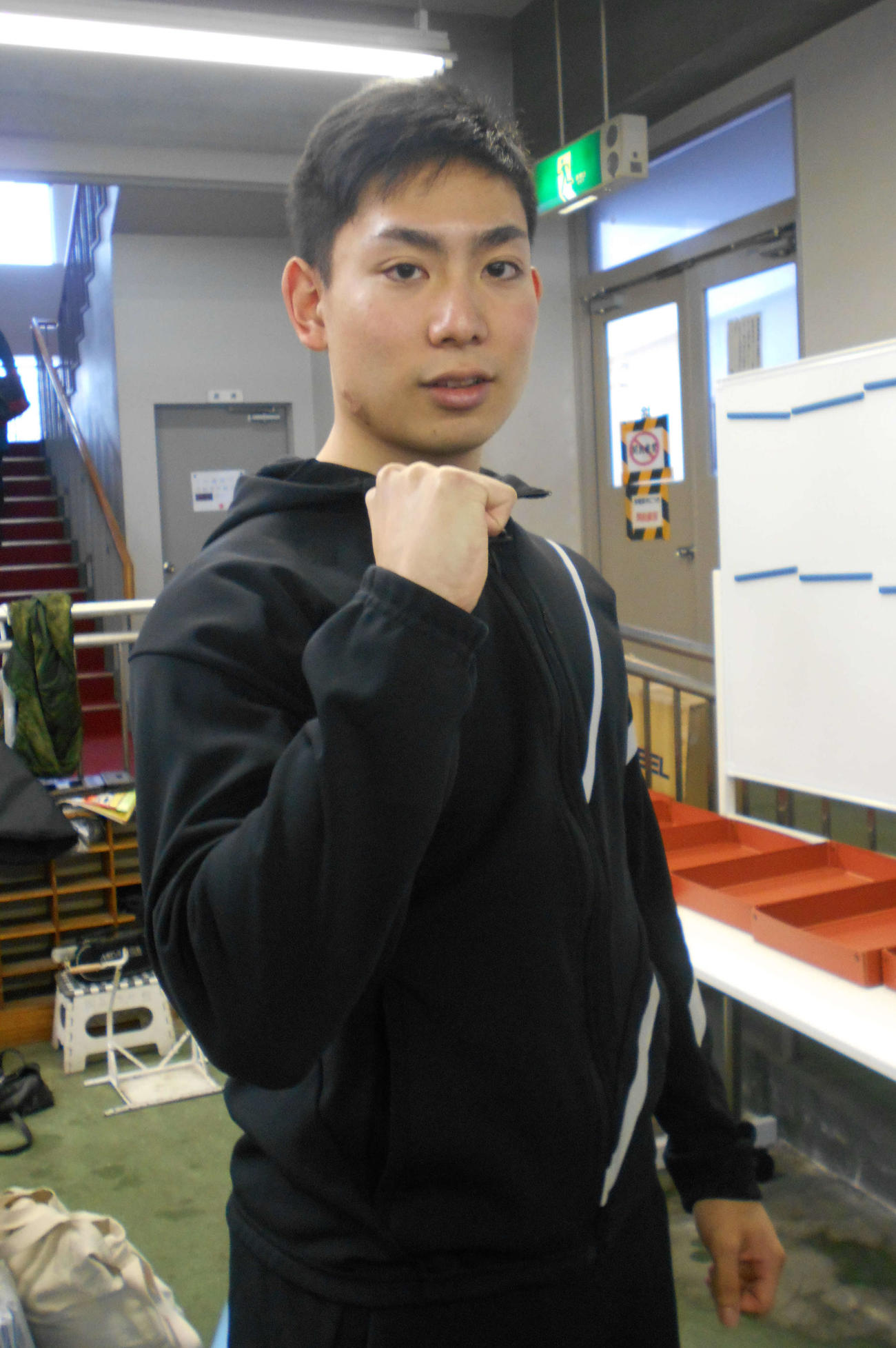 打倒高橋晋也へ意欲を燃やす小原佑太