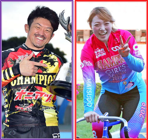 優勝争いの中心を担うサマーナイトの中川誠一郎（左）とガールズの児玉碧衣