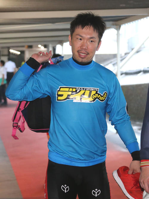 オープニングレースを制した東口善朋（撮影・梅根麻紀）