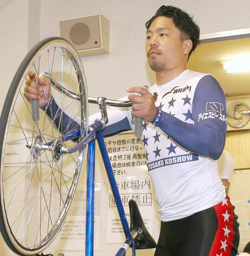 地元G1を迎えて気合満点の古性優作（撮影・上山淳一）