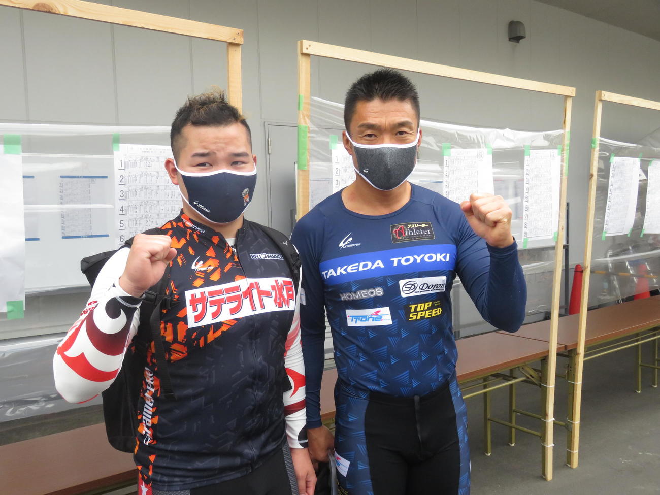 G1初出場の吉田有希（左）は、岸和田の実績断然の武田豊樹とタッグを組む